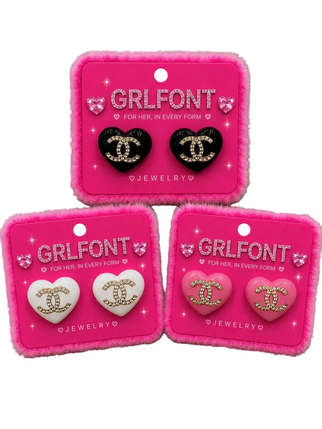 CC SWEETHEART STUDS