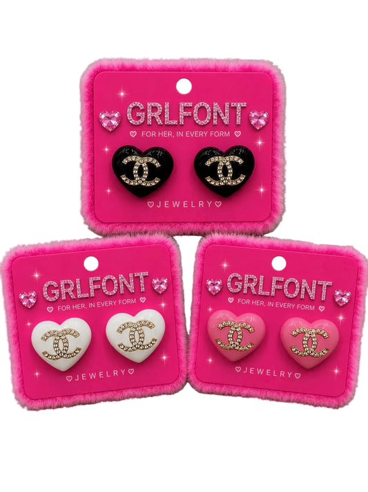 CC SWEETHEART STUDS