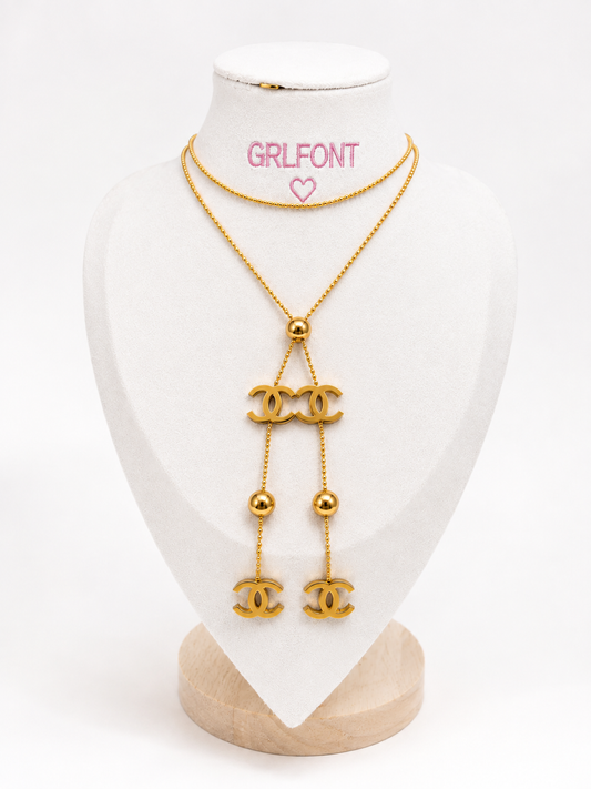 CC DRAWSTRING NECKLACE